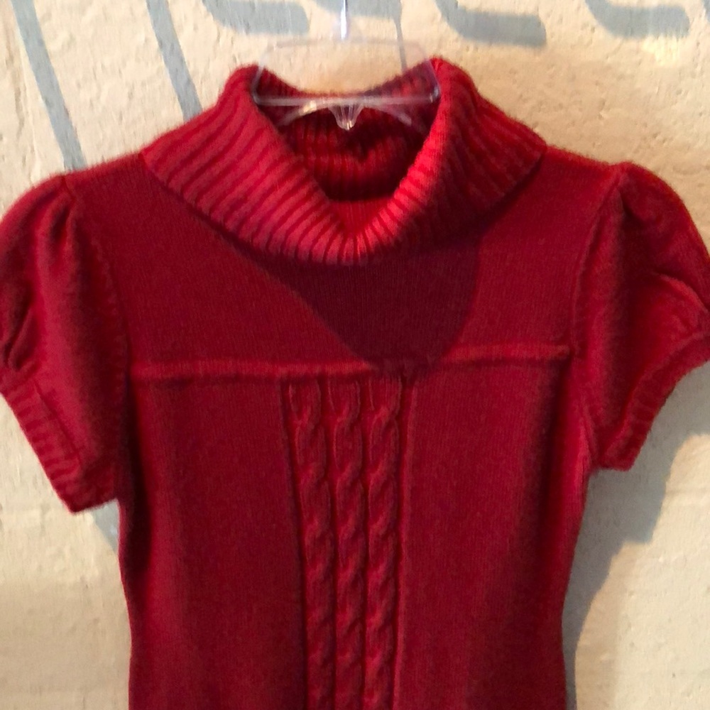 EUC! Short Sleeve Sweater Dress - Picture 2 of 6